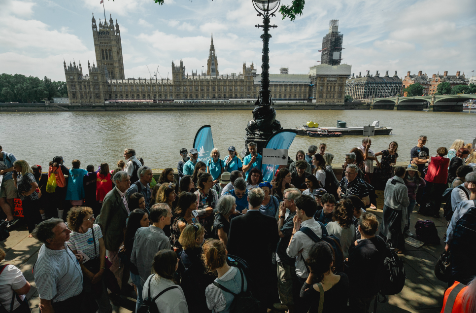 WWT unites with wildlife and climate campaigners in what could be the biggest ever march for nature